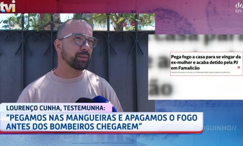 Lourenço Ódin assume papel de 'herói' em Famalicão após homem incendiar habitação por ciúmes