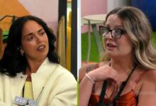 Raquel é acusa de olhar com "cara de nojo" para as colegas no Big Brother Verão