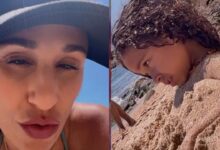 Rita Pereira em 'choque' com Lonô em dia de praia: "Quem é a criança que fica assim?"