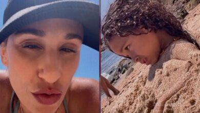 Rita Pereira em 'choque' com Lonô em dia de praia: "Quem é a criança que fica assim?"