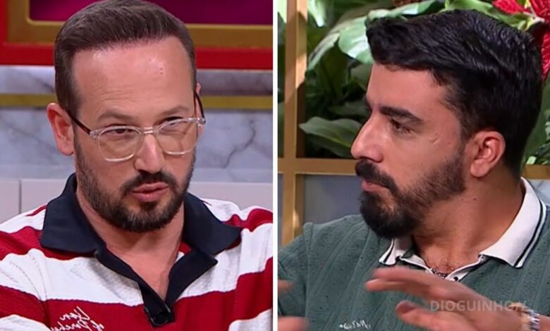 Hugo Mendes 'rasga' Rui Filipe em direto após o ex-concorrente afirmar farsa no 'Casados à Primeira Vista'