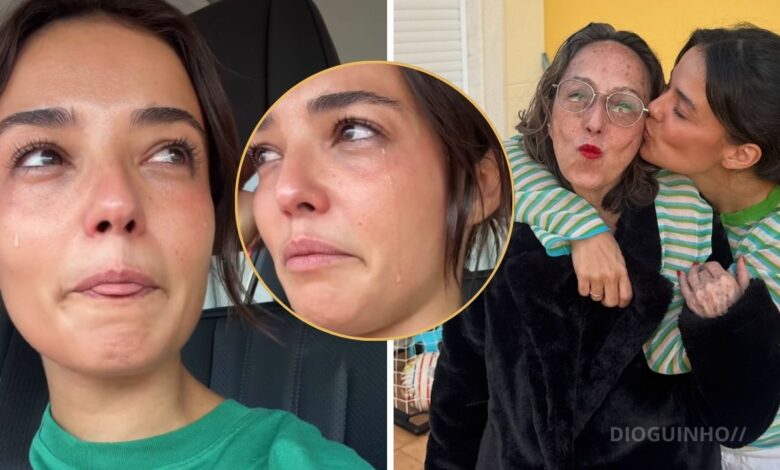 Sandra Silva lavada em lágrimas após notícia sobre a mãe: "Isto é mesmo difícil"
