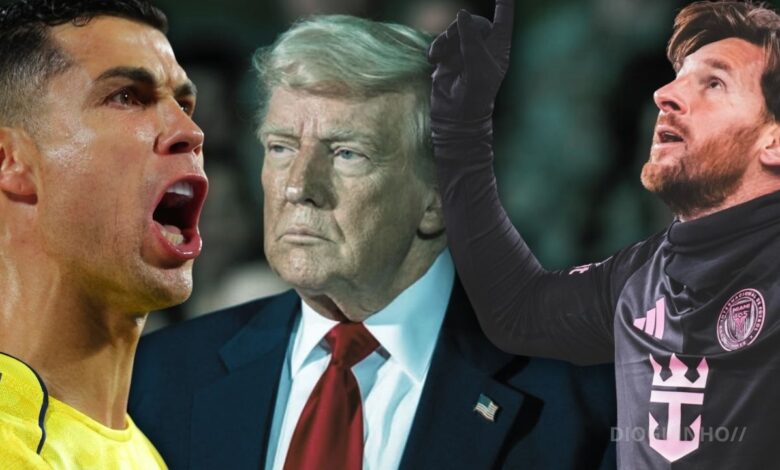 Donald Trump elogia Messi e Cristiano Ronaldo e brinca: "Têm vidas muito mais fáceis do que a minha"