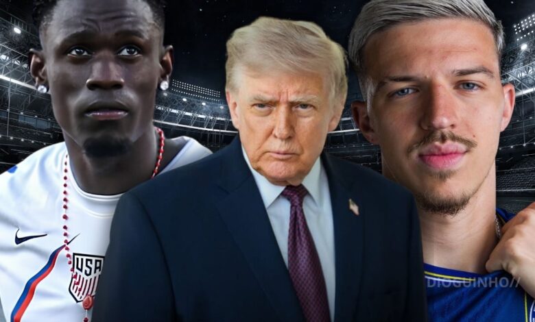 Escândalo no Mundial 2026: Donald Trump intercede junto da FIFA para limpar cartão vermelho de Balogun