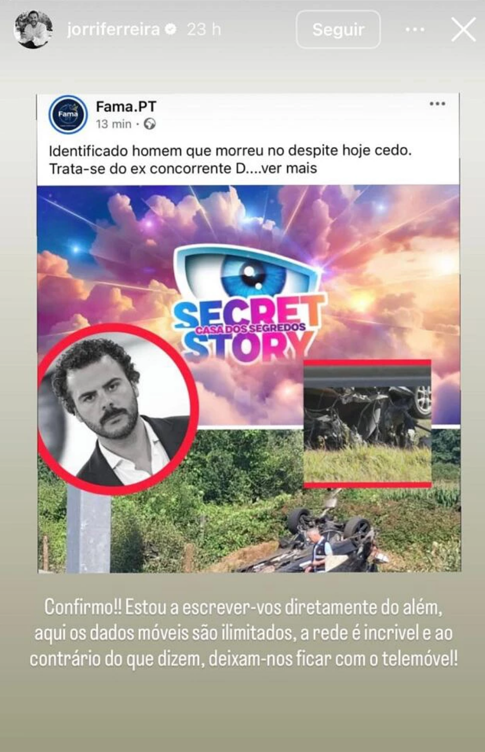 Notícia falsa sobre morte de João Ricardo circula na internet e ex-concorrente reage