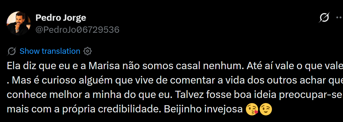 Pedro Jorge não perdoa comentários de Ana Barbosa na CMTV e responde à letra
