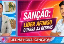 Última Hora: Afonso vai ser alvo de sanção no «Big Brother Verão»