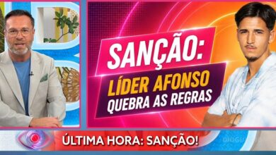 Última Hora: Afonso vai ser alvo de sanção no «Big Brother Verão»