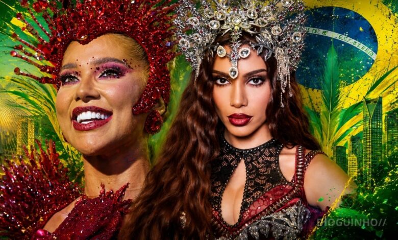 Anitta sucede a Virginia Fonseca como rainha de bateria da Grande Rio
