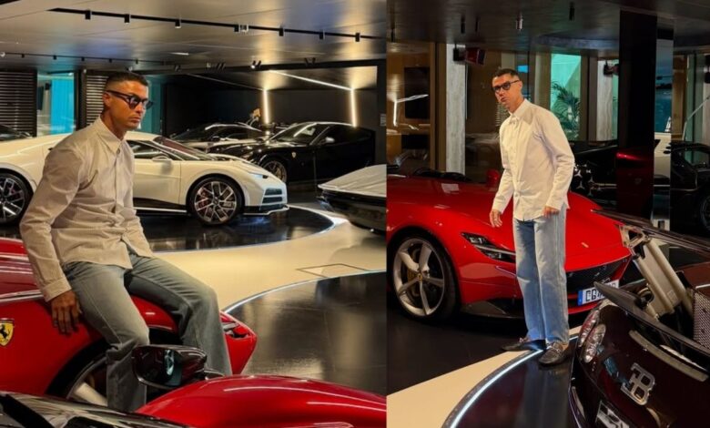 Cristiano Ronaldo exibe 'Os meus brinquedos': Mais de 13 milhões de 'gostos' em 11 horas