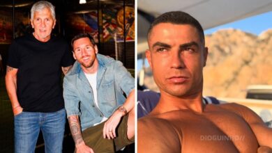 Cristiano Ronaldo deixa mensagem de apoio a Lionel Messi em momento de luto
