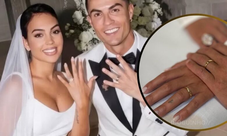 O detalhe na fotografia do casamento do CR7 que só um famoso brasileiro reparou