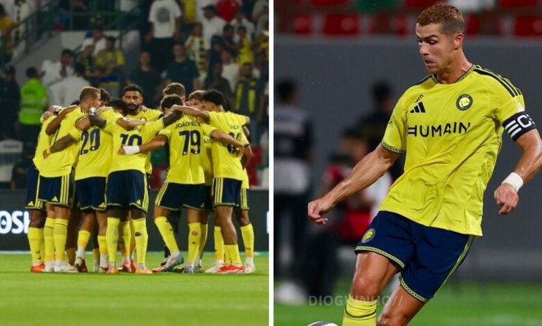 Cristiano Ronaldo visivelmente irritado em partida dramática do Al-Nassr