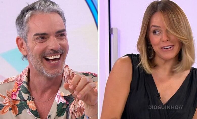 Alice Alves deixa Cláudio Ramos em apuros em direto com pergunta inesperada na TVI