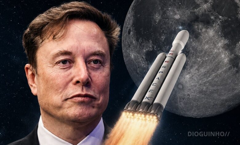 Colisão no espaço: Estágio descontrolado de foguetão da SpaceX atinge a Lua