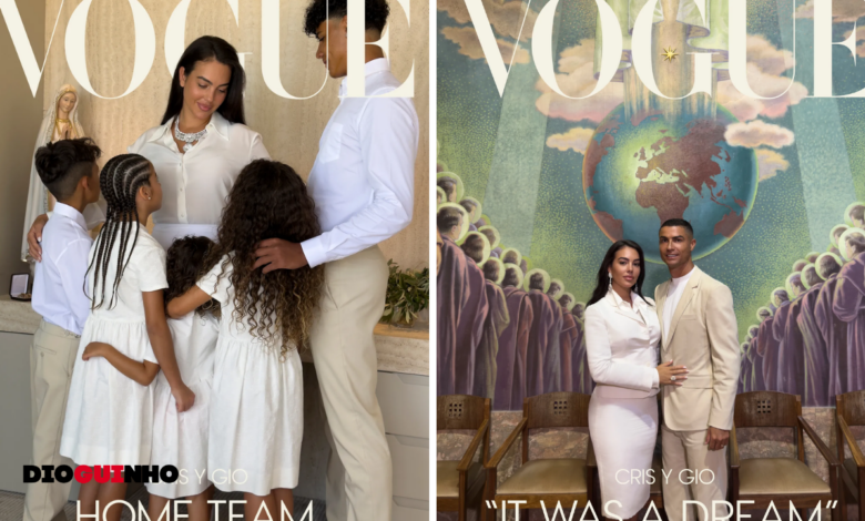 As fotos do casamento! Sem lua de mel e com cinco filhos: Cristiano Ronaldo e Georgina Rodríguez já pensam num segundo casamento