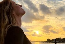 Inédito! Gisele Bündchen mostra filho de 1 ano a imitar o treino dela