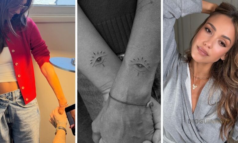 Jessica Alba revela tatuagem a condizer com a filha mais velha e explica simbolismo