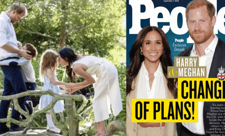 Meghan Markle e o Príncipe Harry já estão no Reino Unido… com os filhos e os dois cães!