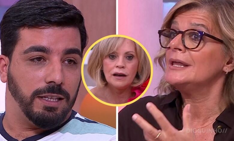 Rui Filipe fala sobre a mudança de visual de Quinita e deixa Júlia Pinheiro surpreendida