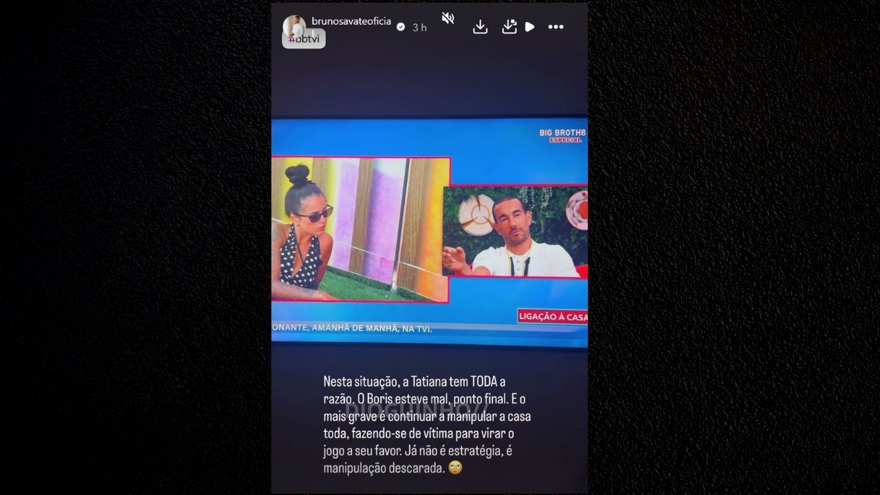 Bruno Savate não poupa críticas a Boris após 'Especial' de Maria Botelho Moniz!