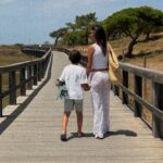 Maria Cerqueira Gomes desfruta de férias em família com o piloto de Fórmula 1