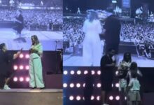 Pedro Jorge pediu Marisa Pires em casamento na Feira de São Mateus