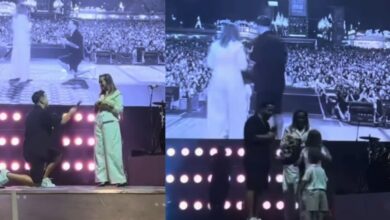 Pedro Jorge pediu Marisa Pires em casamento na Feira de São Mateus