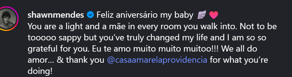 Shawn Mendes declara-se a Bruna Marquezine em português