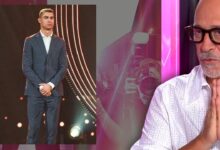 "O fato é poucachinho": Cristiano Ronaldo arrasado após surgir com "ar desleixado" em gala