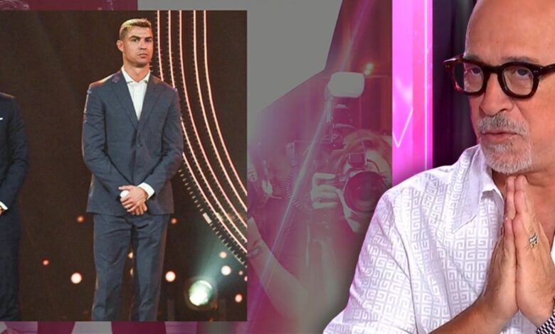"O fato é poucachinho": Cristiano Ronaldo arrasado após surgir com "ar desleixado" em gala