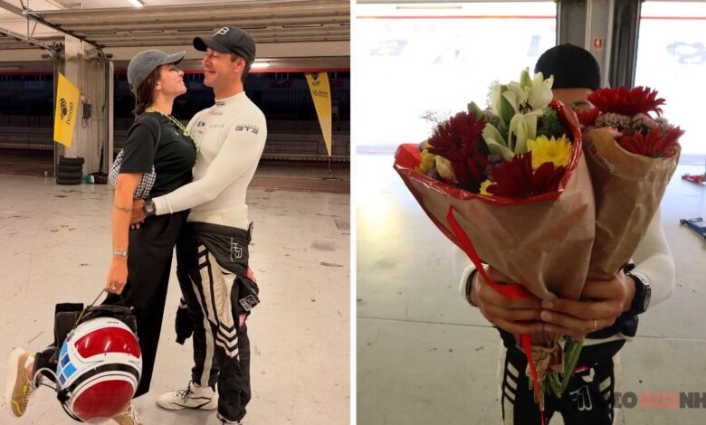 Amor e velocidade: Bruna Gomes festeja pódio de Bernardo Sousa nas 24 horas de Caterham