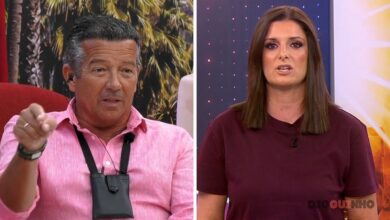 Gaffe em direto: David Diamond confunde apresentadora do «BB All Stars» e 'leva resposta'