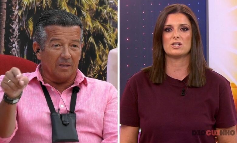 Gaffe em direto: David Diamond confunde apresentadora do «BB All Stars» e 'leva resposta'