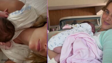 Kelly Bailey revela: "Estou viciada!" na filha Julieta três semanas após o parto