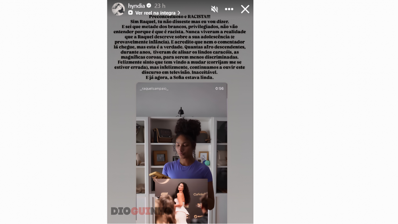 Globos de Ouro: Rita Pereira denuncia racismo na televisão e sai em defesa de Sofia Ribeiro