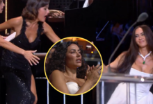 Susto nos Globos de Ouro: A reação de Sofia Ribeiro à queda aparatosa de Débora Monteiro