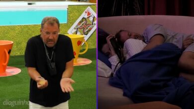 As imagens da bronca entre Vera Claudia e Pedro Fonseca de madrugada no Big Brother