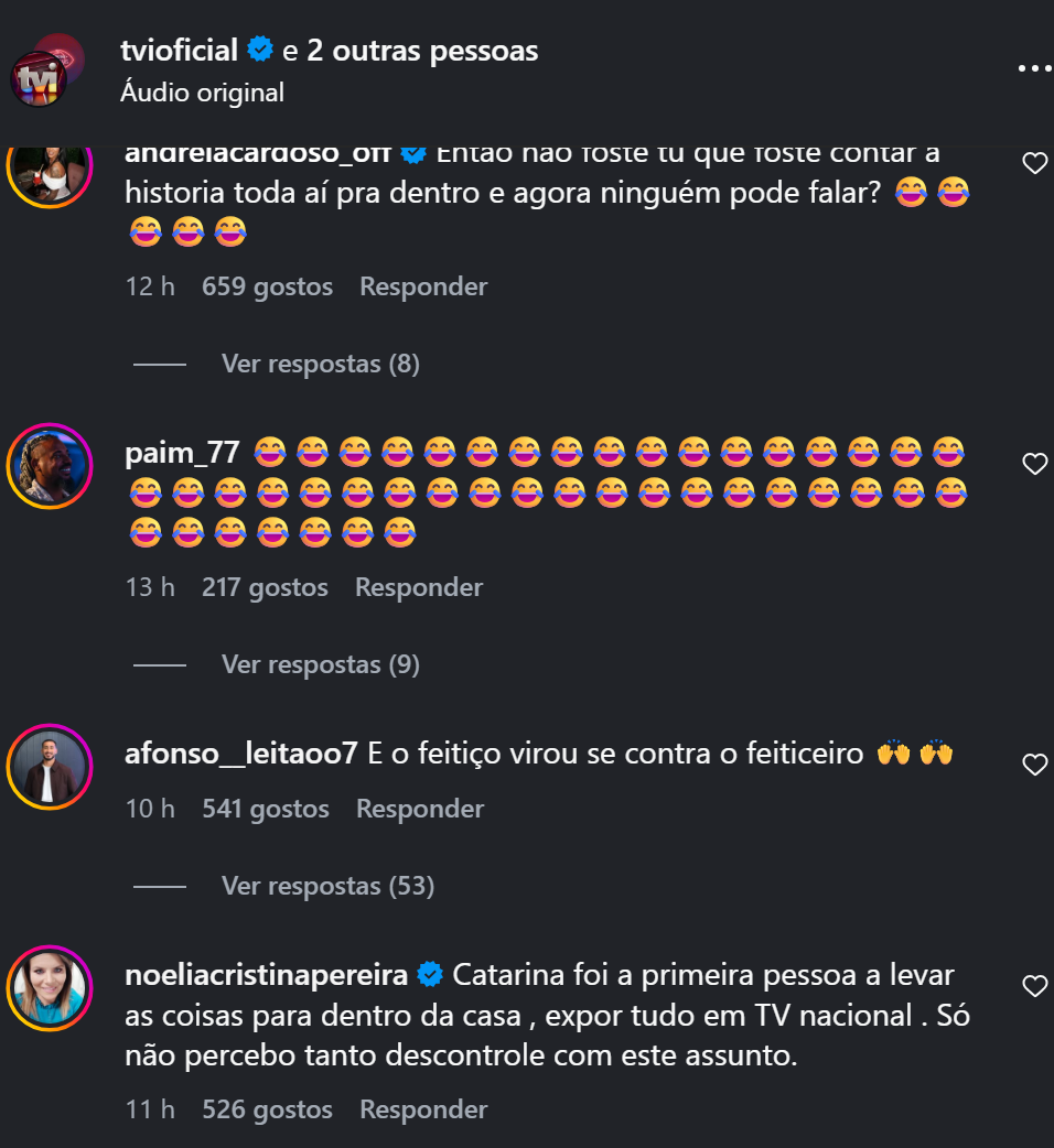 Afonso Leitão reage a barraco de Catarina Miranda no «BB All Stars»