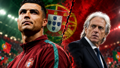 Cristiano Ronaldo enfrenta multa e suspensão da FPF após choque com Jorge Jesus