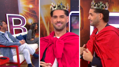 De toalha de cozinha ao ombro e coroa na cabeça: Gonçalo Quinaz "coroado" rei no «Extra» do 'BB All Stars'