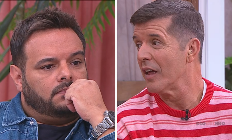 João Pedro revolta-se em direto no «Casa Feliz» após leitura de carta e é confortado por João Baião