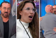 Flávio Furtado 'expulsa' Catarina Miranda da televisão e Manuel Luís Goucha levanta-se para o abraçar em direto