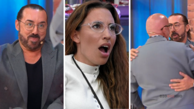 Flávio Furtado 'expulsa' Catarina Miranda da televisão e Manuel Luís Goucha levanta-se para o abraçar em direto