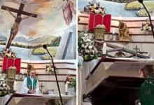 Tragédia em direto: Padre morre após ser atingido por crucifixo durante missa no Equador (vídeo)
