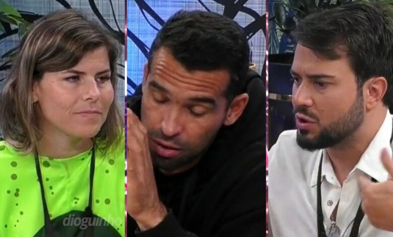 Francisco Monteiro e Luís Gonçalves em choque no 'Big Brother All Stars' e por 'causa' da Noélia Pereira