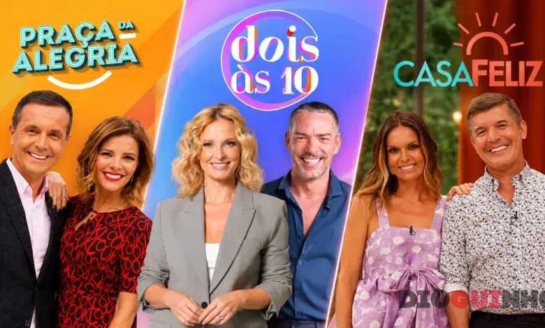 TVI segura liderança das manhãs com 'Dois às 10' e a RTP1 perde terreno