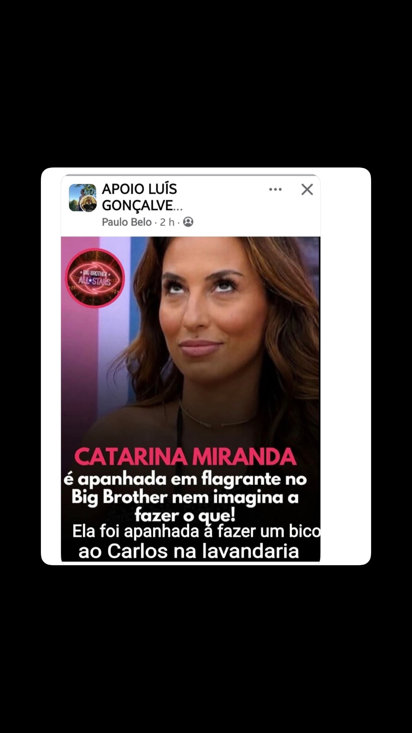 Polémica de cariz sexual entre Catarina Miranda e Carlos no «Big Brother» leva equipa da concorrente a ameaçar agir judicialmente