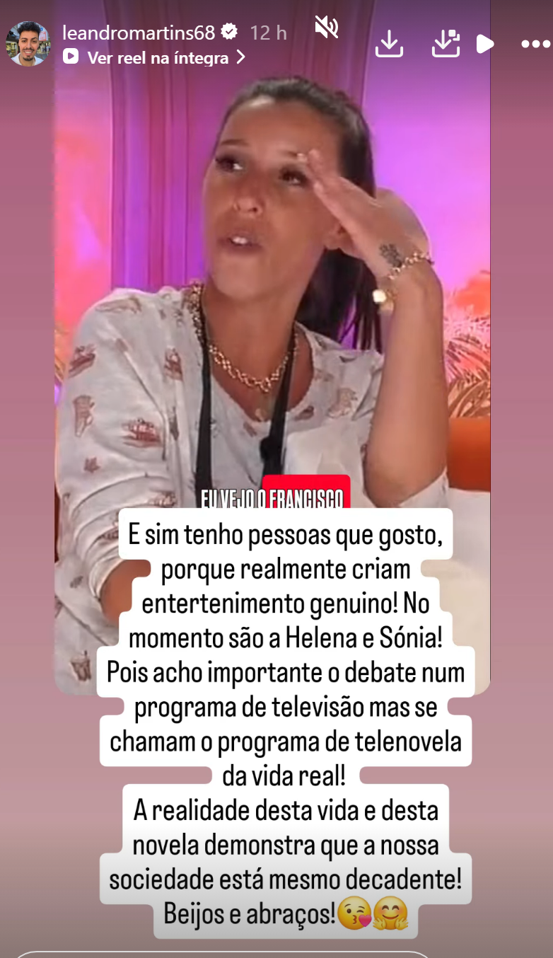 "Há filhos e enteados nesta casa!": Leandro Martins revolta-se com a produção do 'Big Brother' na TVI após expulsão de Érica Silva