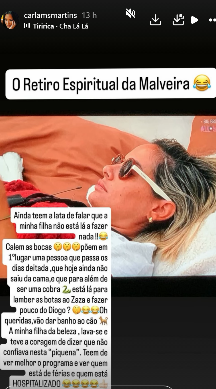 Big Brother - Mãe da Jéssica Maria poupa Cláudio Ramos e 'atira-se' a Helena Isabel: "Para além de ser uma..."
